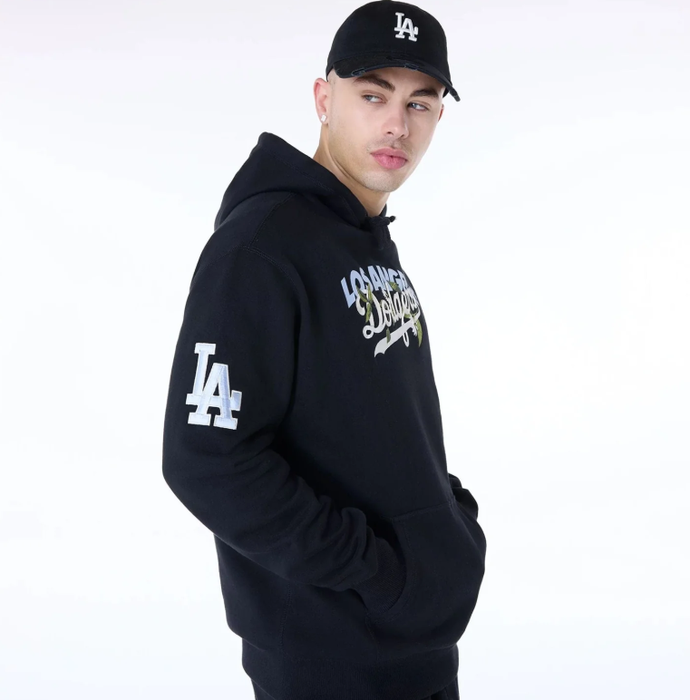 HOODIE DODGERS MLB FLORAL