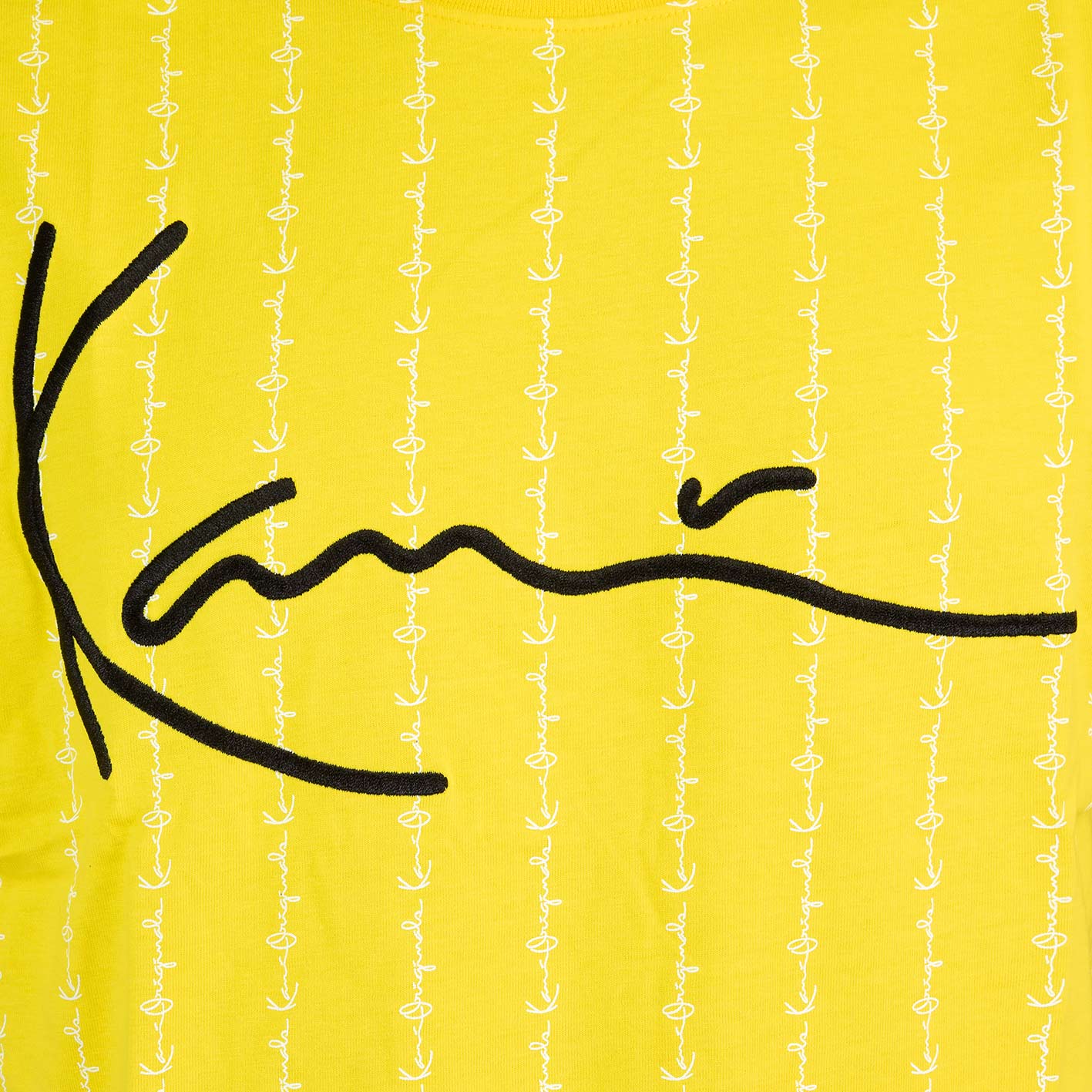 T-SHIRT KARL KANI SIGNATURE LOGO PINSTRIPE