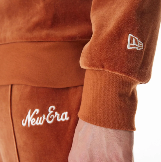 CASACO NEW ERA VELOUR TRACK BROWN