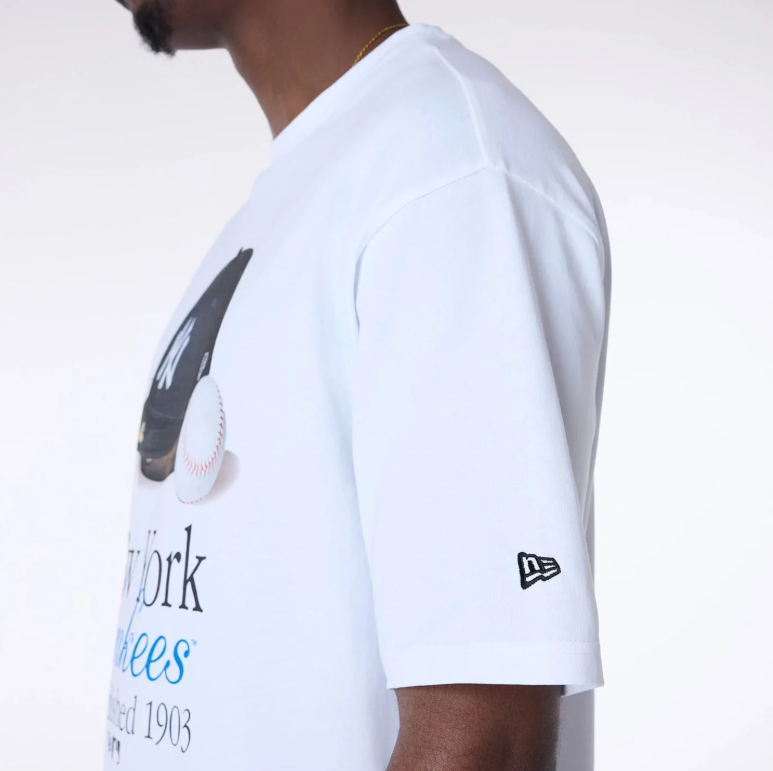 T-SHIRT NEW ERA NEW YORK YANKEES SCRIPT GRAPHIC