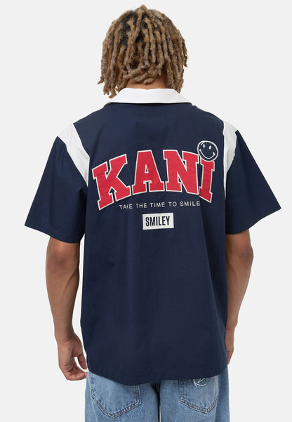 CAMISA KARL KANI RETRO PATCH BOWLING SHIRT