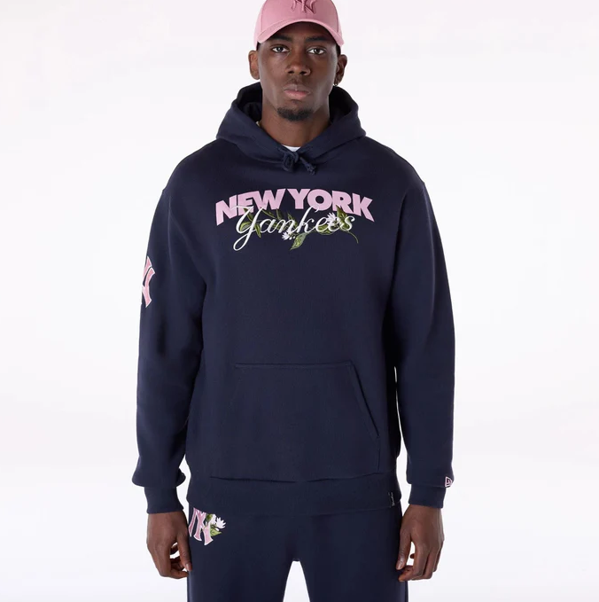 HOODIE YANKEES MLB FLORAL