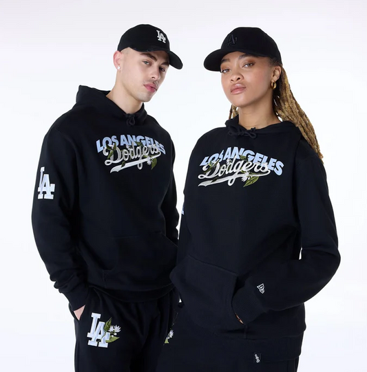 HOODIE DODGERS MLB FLORAL