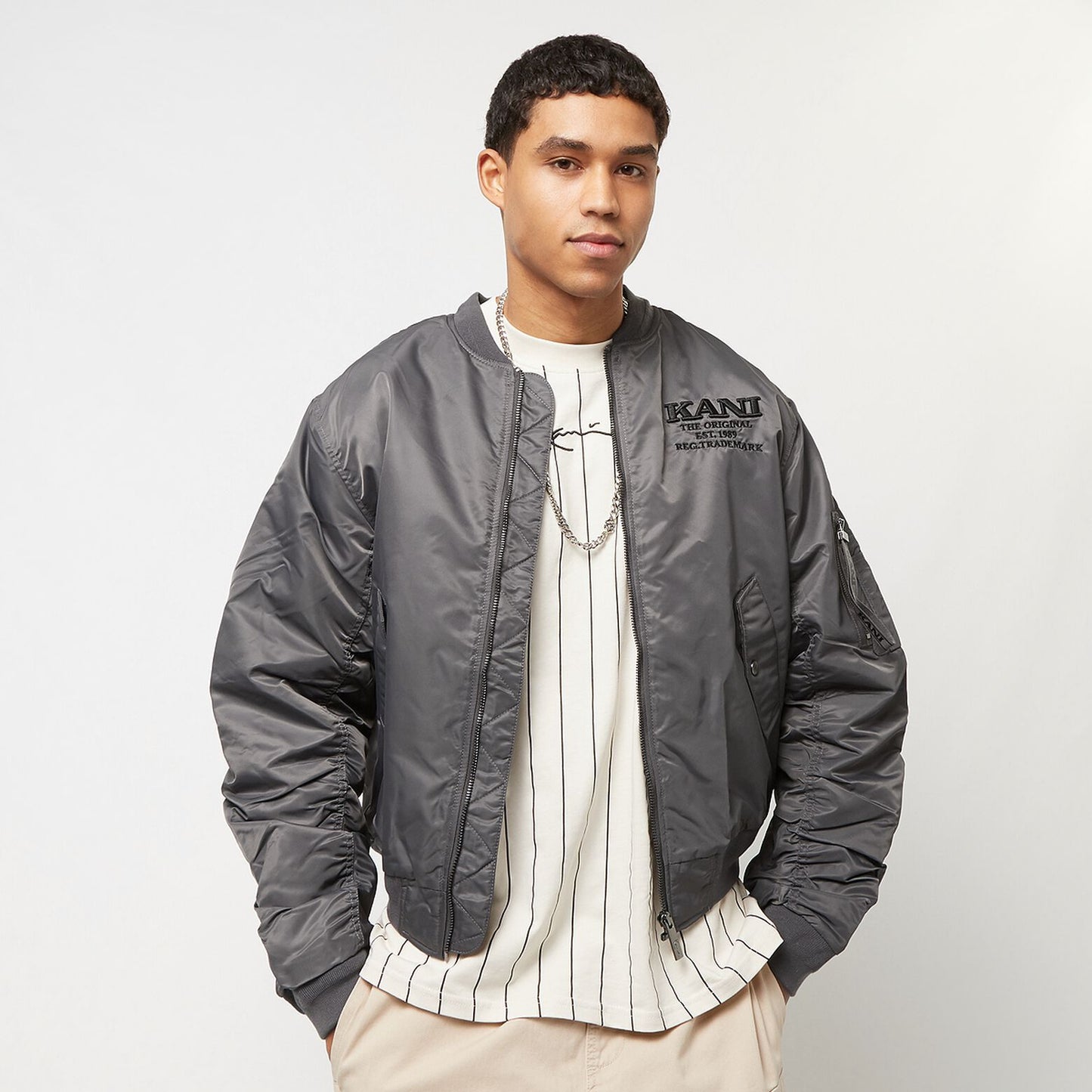 CASACO KARL KANI CHEST RETRO BOMBER