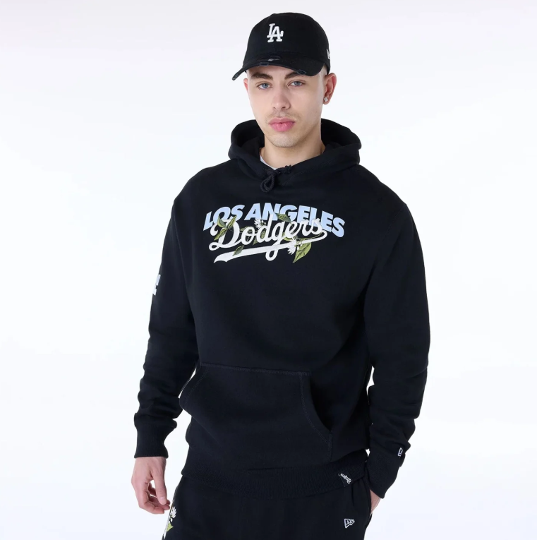 HOODIE DODGERS MLB FLORAL