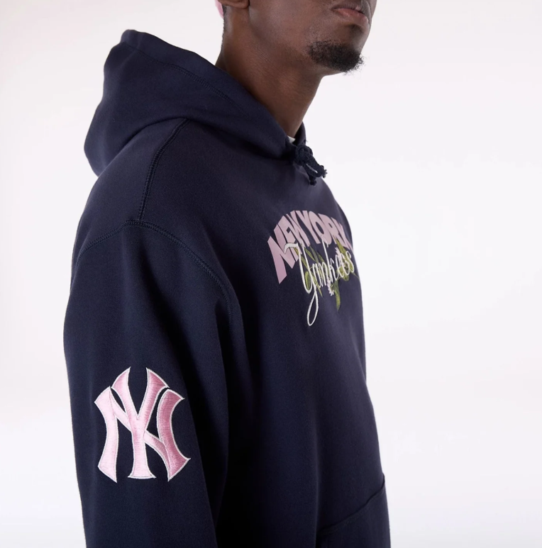 HOODIE YANKEES MLB FLORAL