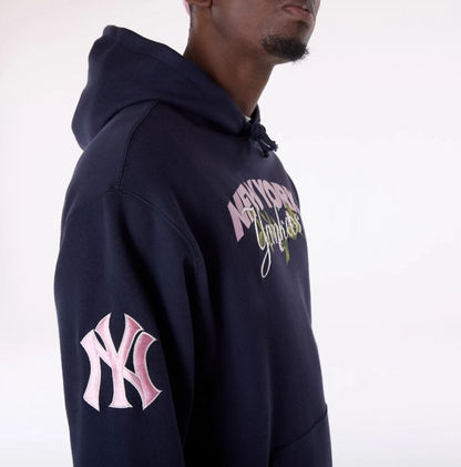 HOODIE YANKEES MLB FLORAL