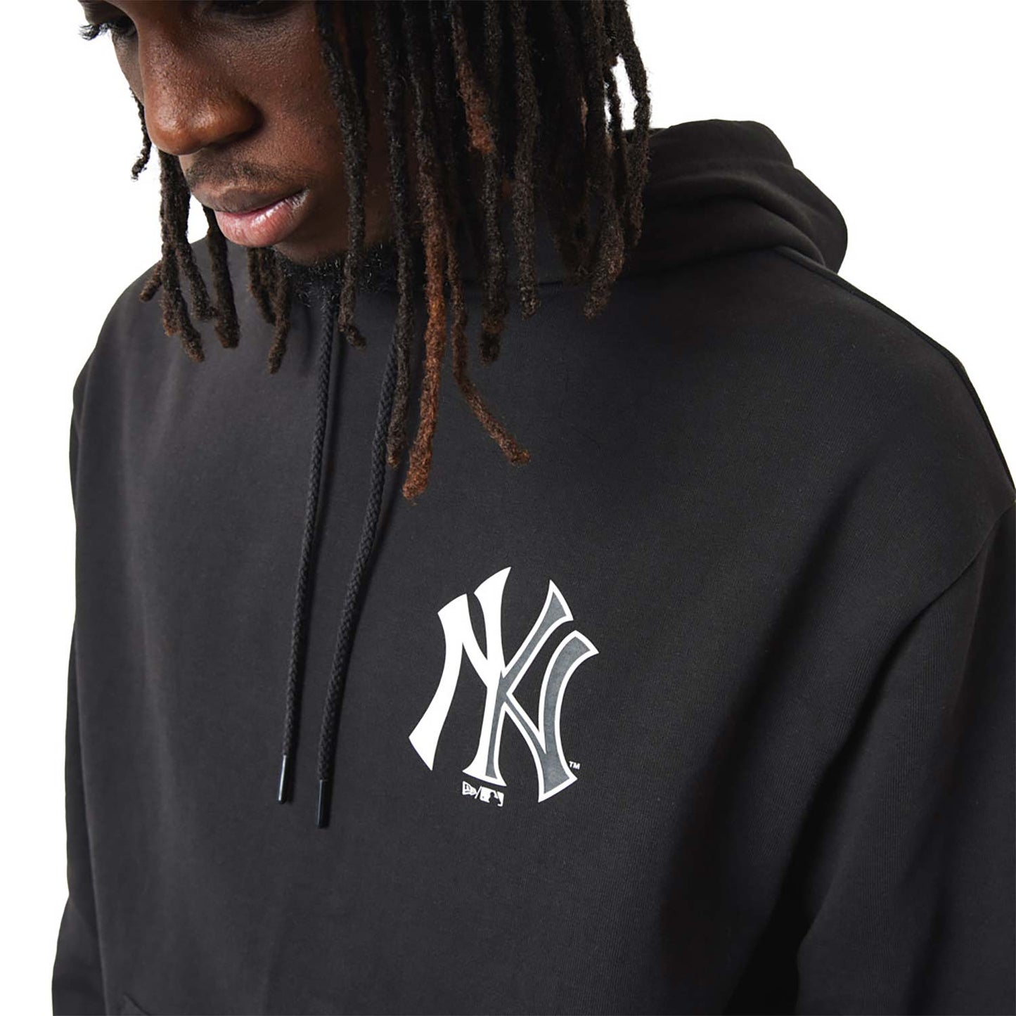 SWEAT NEW ERA HALF LOGO OVERSIZED NEW YORK YANKEES