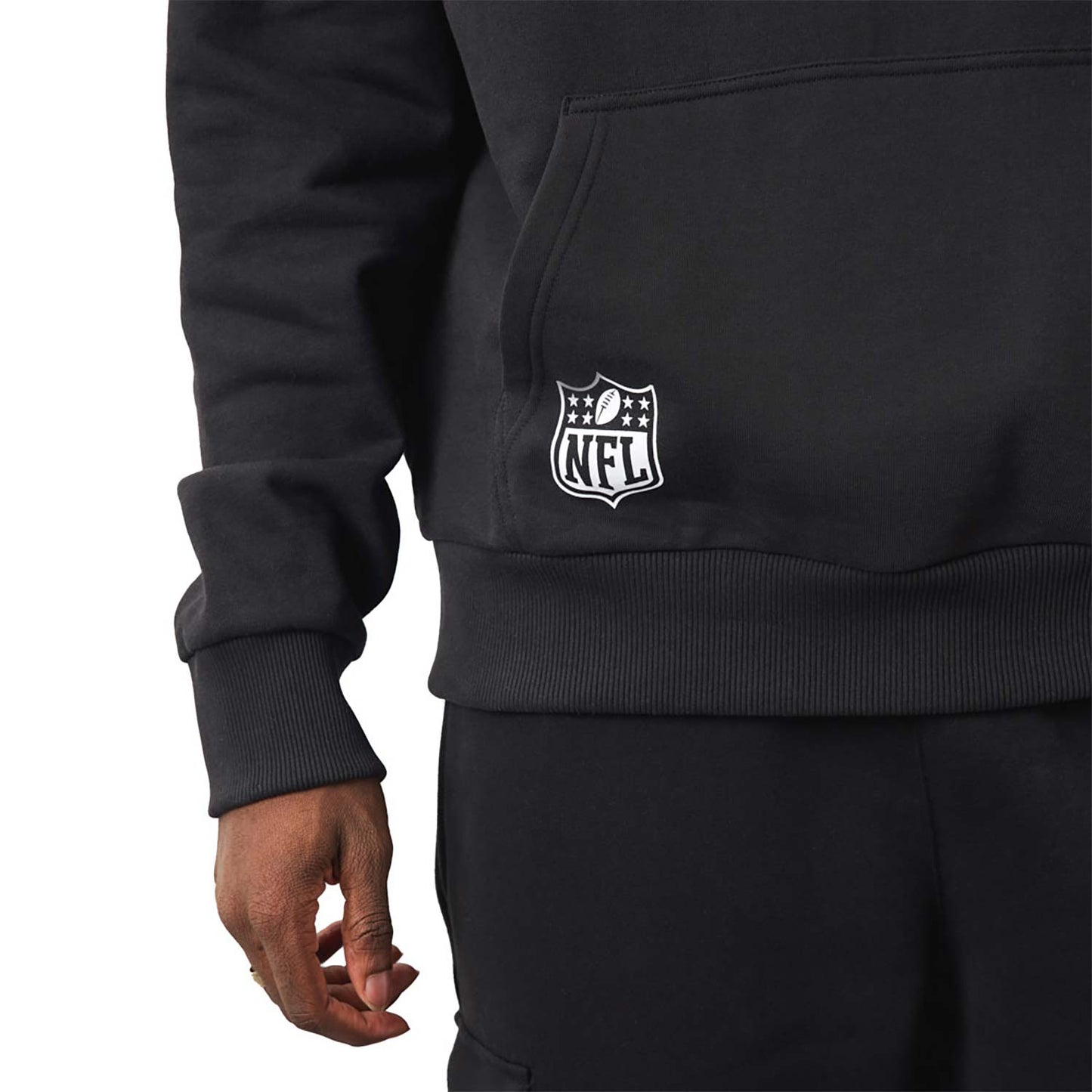 SWEAT NEW ERA HALF LOGO OVERSIZED LOS RAIDERS