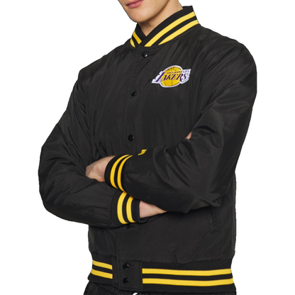 CASACO NEW ERA TEAM LOGO BOMBER LOS LAKERS