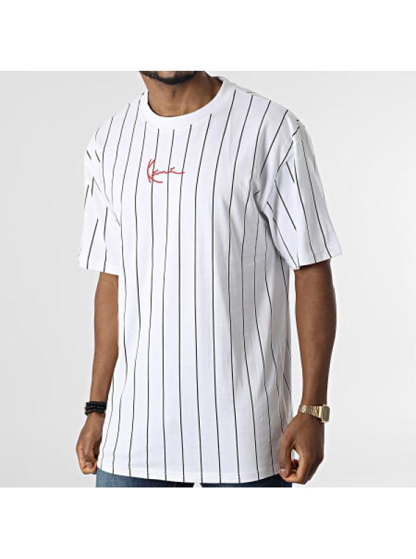 T-SHIRT KARL KANI SMALL SIGNATURE PINSTRIPE