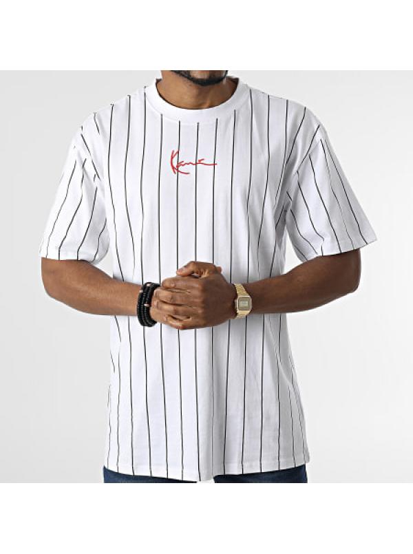 T-SHIRT KARL KANI SMALL SIGNATURE PINSTRIPE