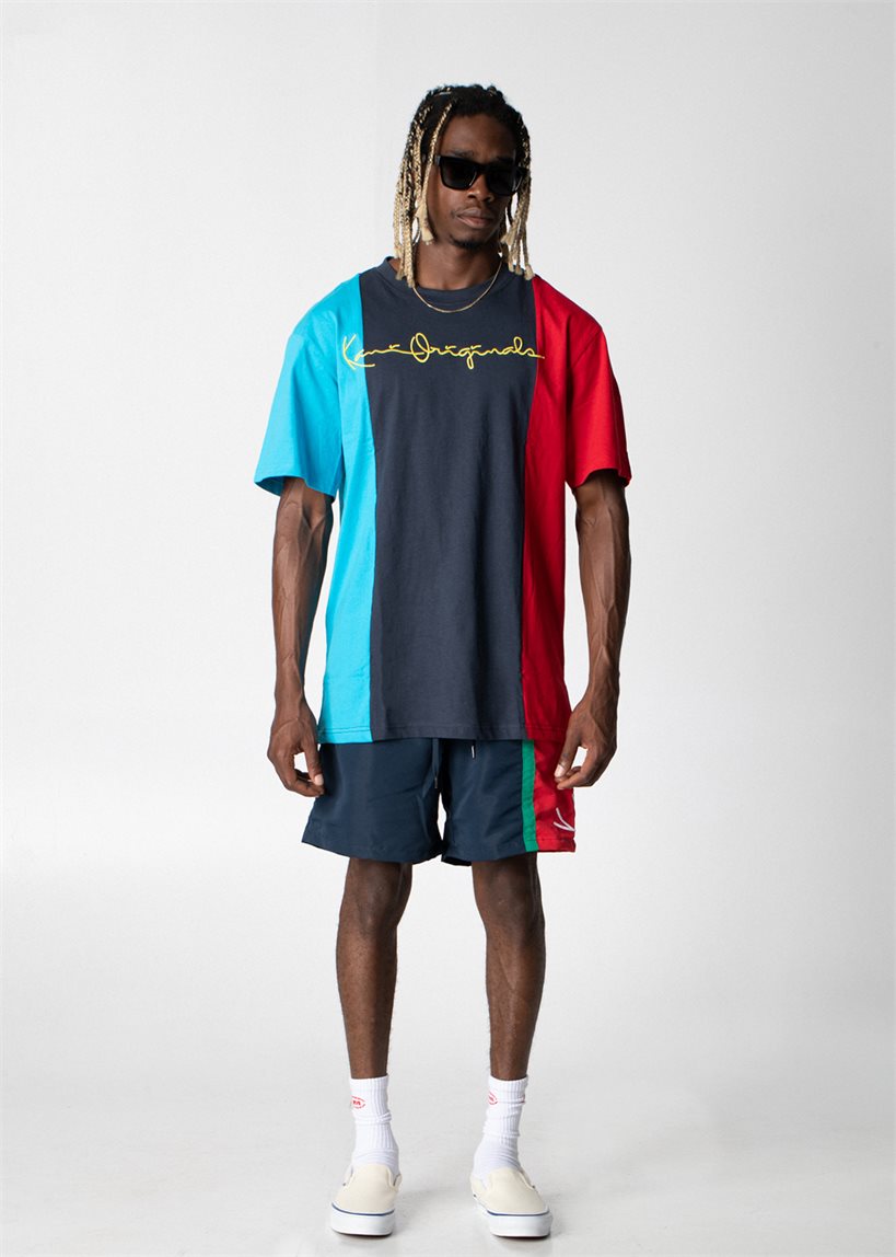 T-SHIRT KARL KANI SMALL SIGNATURE PINSTRIPE