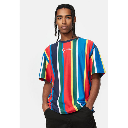 T-SHIRT KARL KANI SMALL SIGNATURE STRIPE