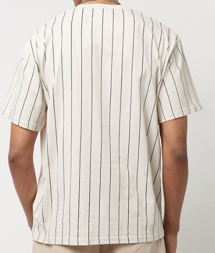 T-SHIRT KARL KANI SMALL SIGNATURE PINSTRIPE