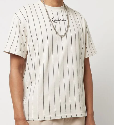 T-SHIRT KARL KANI SMALL SIGNATURE PINSTRIPE