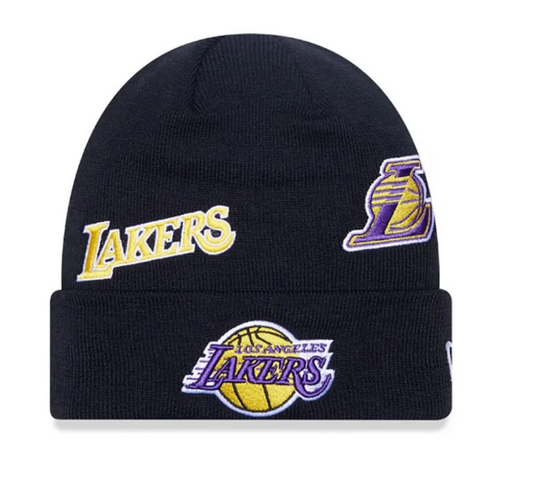 GORRO NEW ERA TEAM CUFF LAKERS