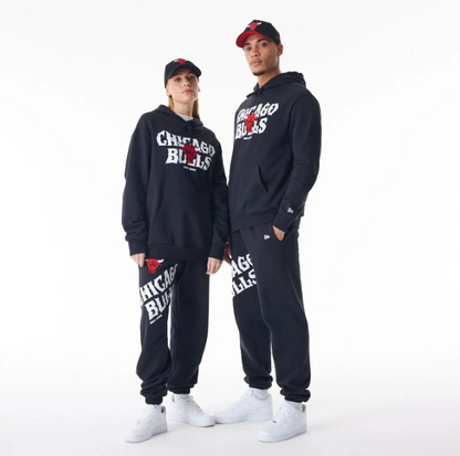 SWEAT CHICAGO BULLS NBA GRAPHIC BLACK OVERSIZED