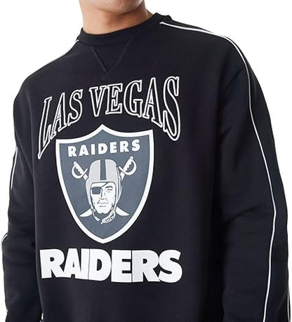 CREW NECK LAS VEGAS RAIDERS NFL GRAPHIC BLACK