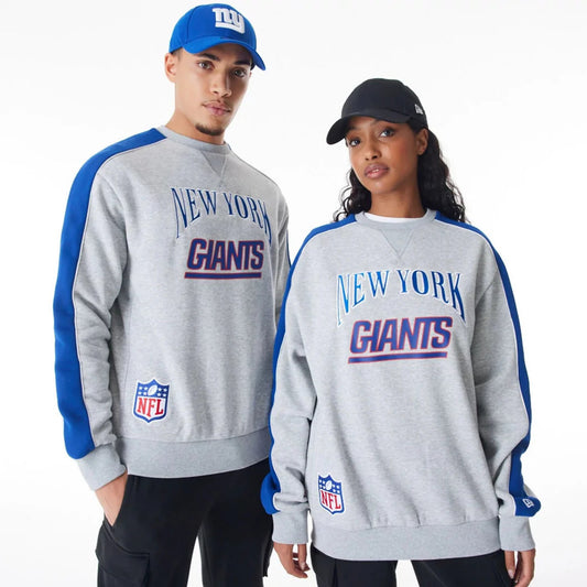 CREW NECK NEW YORK GIANTS NFL GRAPHIC GREY/BLUE