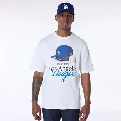 T-SHIRT NEW ERA LOS ANGELES DODGERS SCRIPT GRAPHIC