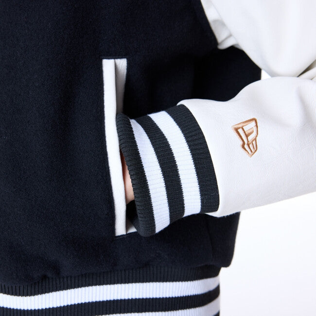 JACKET KARL KANI RETRO PATCH TEDDY COLLEGE