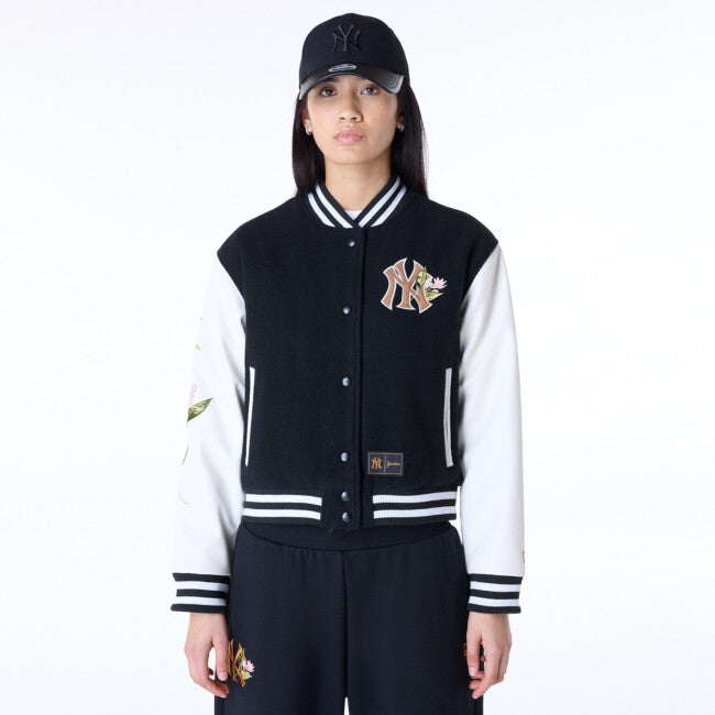 JACKET KARL KANI RETRO PATCH TEDDY COLLEGE