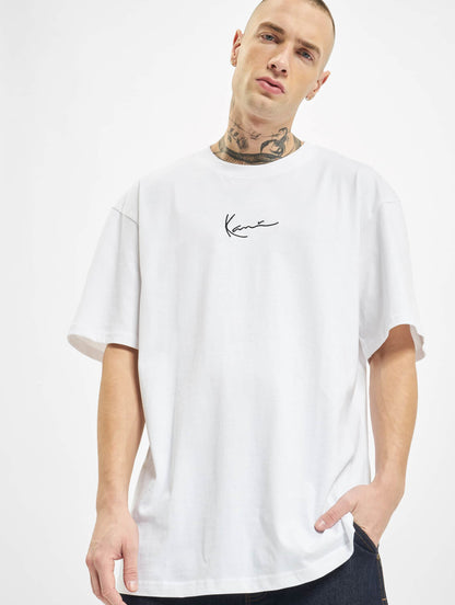 T-SHIRT KARL KANI  GNATURE  WHITE