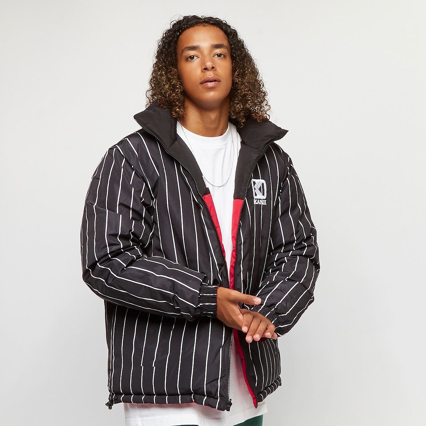 KARL KANI RETRO BLOCK REVERSIBLE PUFFER