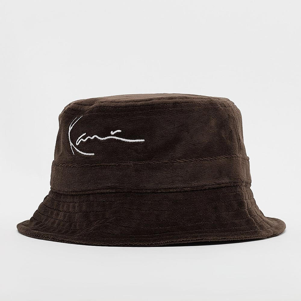 KARL KANI SIGNATURE VELVET BUCKET