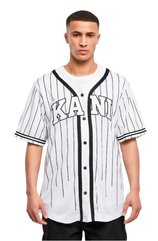 JERSEY KARL KANI SERLF PINSTRIPE