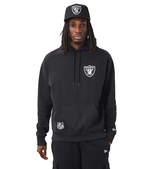 SWEAT NEW ERA HALF LOGO OVERSIZED LOS RAIDERS