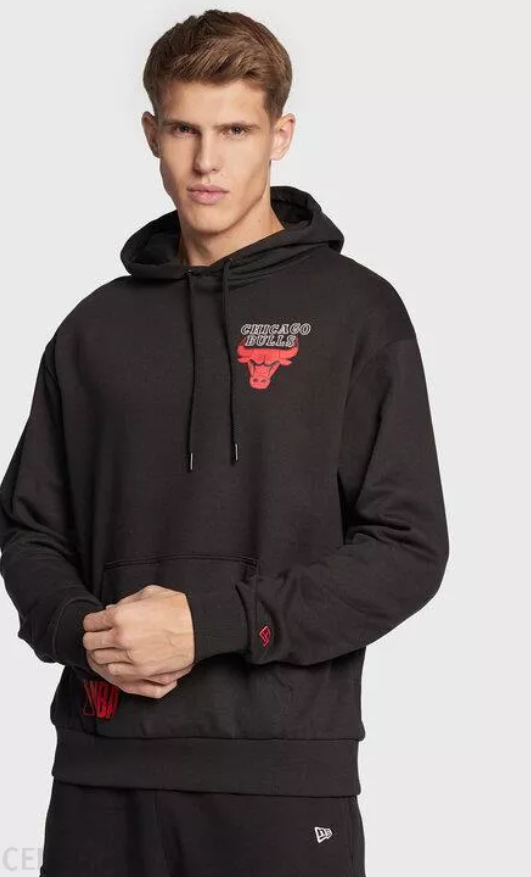 SWEAT NEW ERA HALF LOGO OVERSIZED CHICAGO BULLS