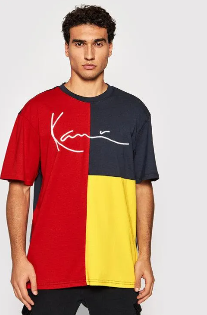 CAMISETA KARL KANI SMALL SIGNATURE BLOCK TEE