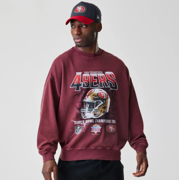 New Era CREWNECK SAN FRANCISCO RED