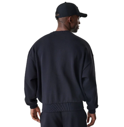 Chicago Bulls NBA Linear Black Crew Neck Sweater