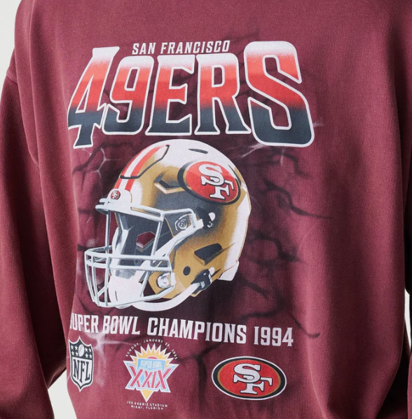 New Era CREWNECK SAN FRANCISCO RED