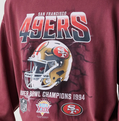 New Era CREWNECK SAN FRANCISCO RED