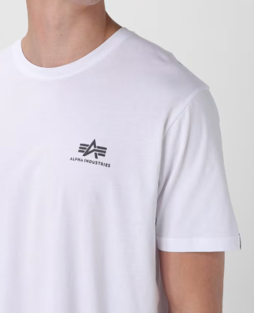 T-SHIRT ALPHA INDUSTRIES BASIC T SMALL LOGO