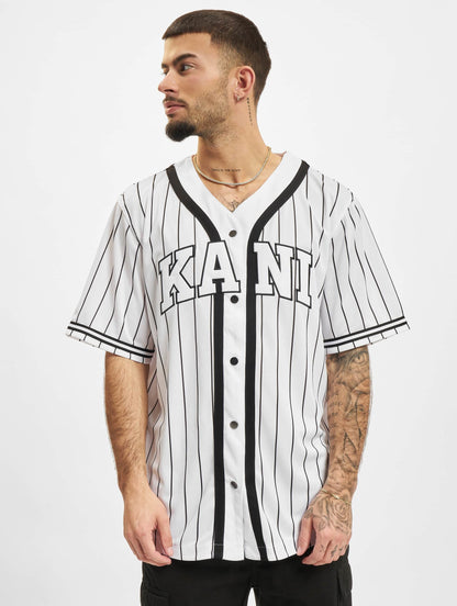 JERSEY KARL KANI SERLF PINSTRIPE