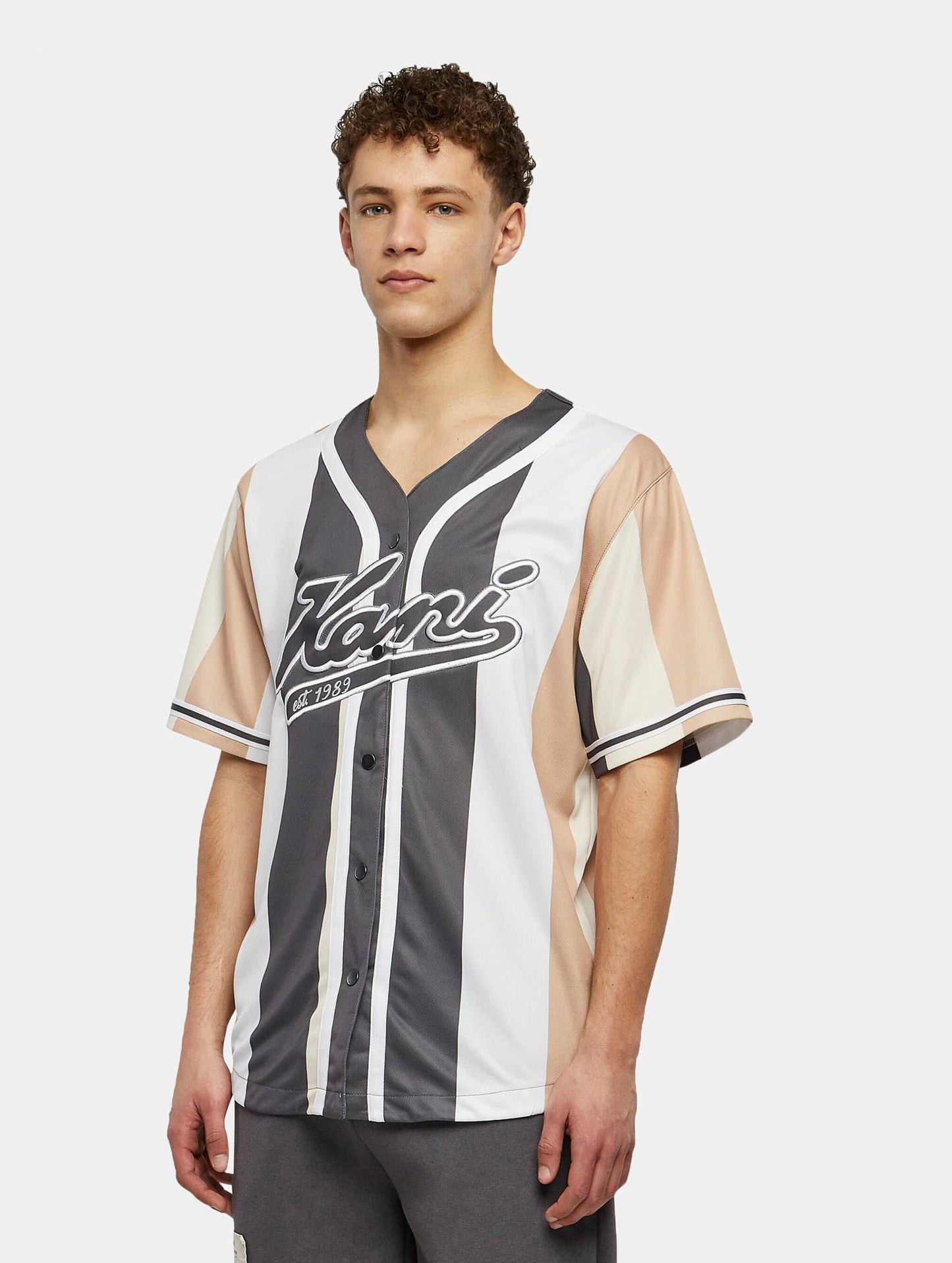 JERSEY KARL KANI VARSITY STRIPED BASEBALL